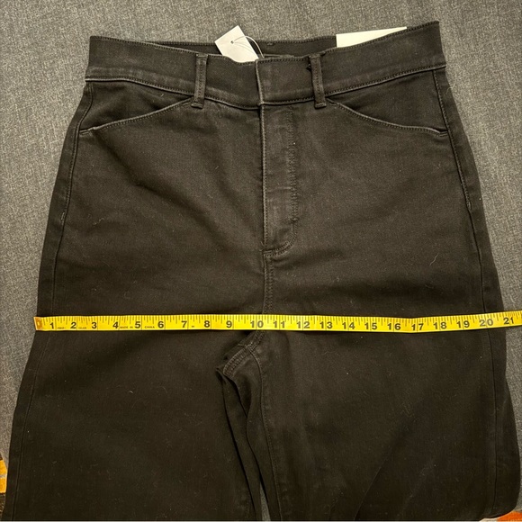 Ann Taylor High Rise Trouser Jeans in Washed Black - Picture 6 of 8